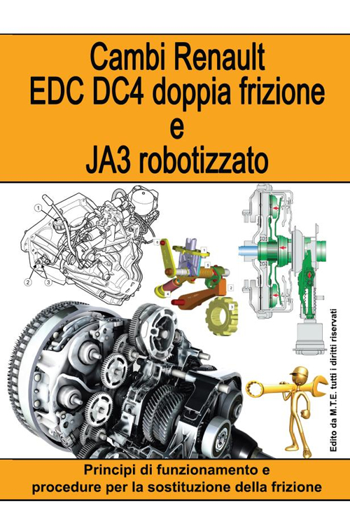 Cambi Renault EDC DC4 doppia frizione e JA3 robotizzato. Principi di funzionamento e procedure per la sostituzione della frizione