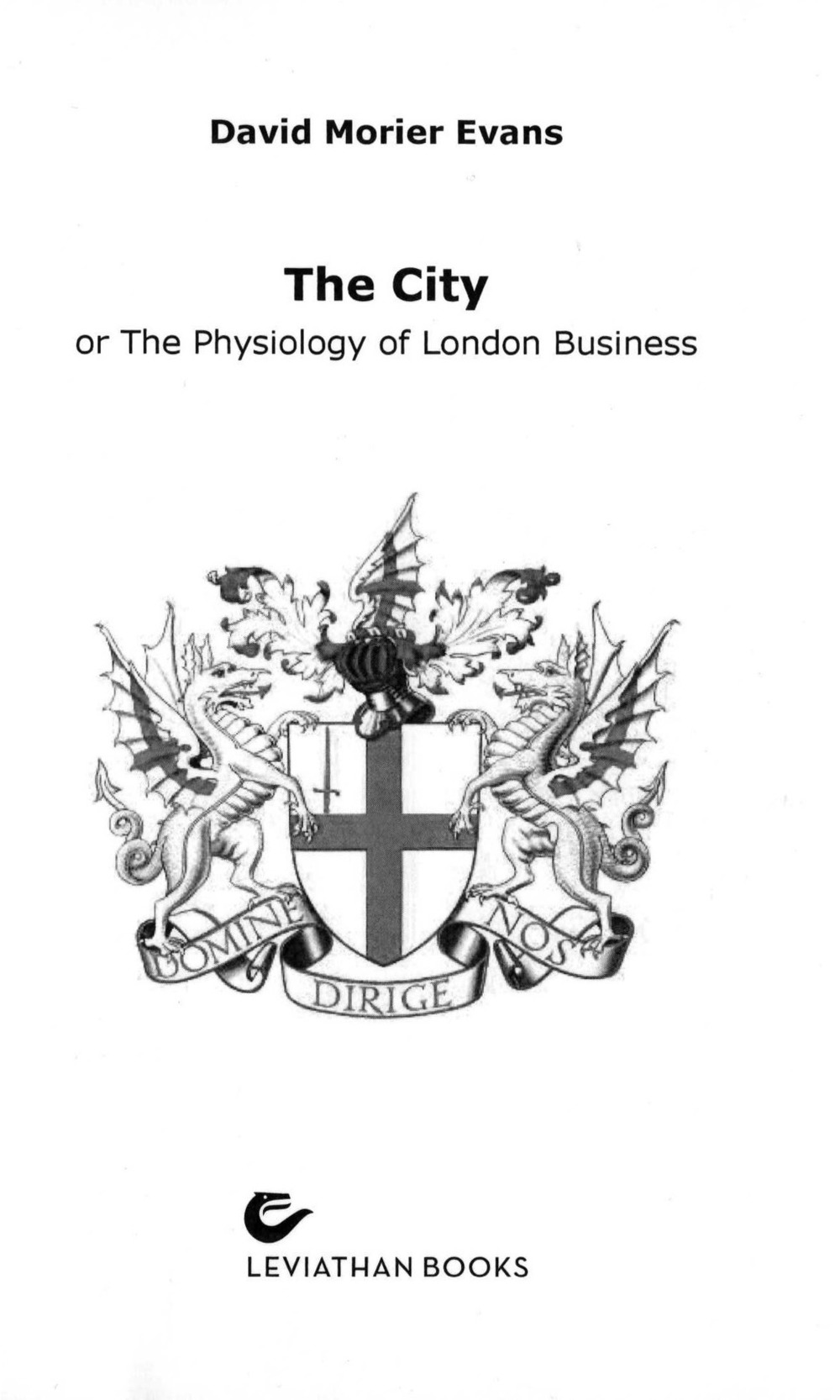 The city or the pyisiology of London business