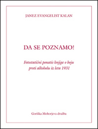 Da se poznamo! Fotostatini ponatis knjige o boju proti alkoholu iz leta 1931