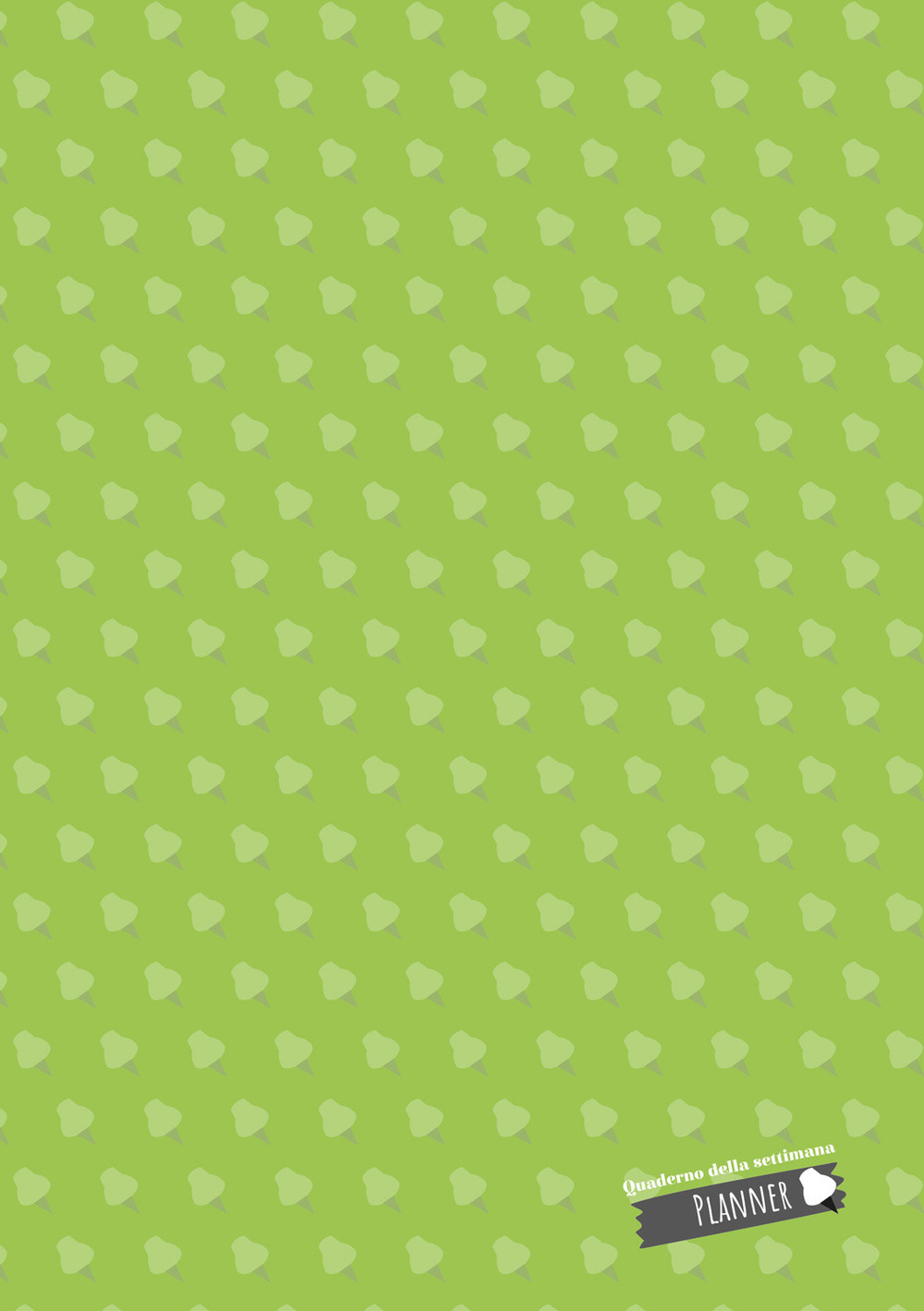 Planner. Quaderno della settimana