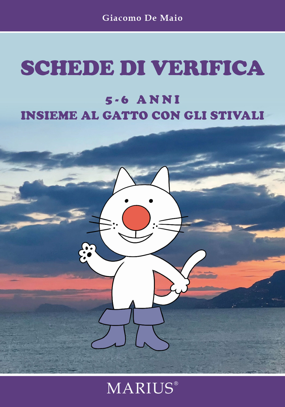 Schede di verifica 5-6 anni. Insieme al gatto con gli stivali