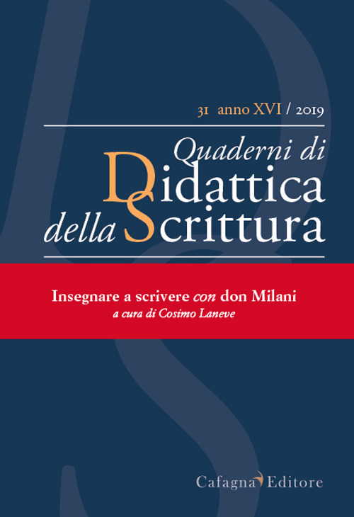QdS. Quaderni di didattica della scrittura. Vol. 31