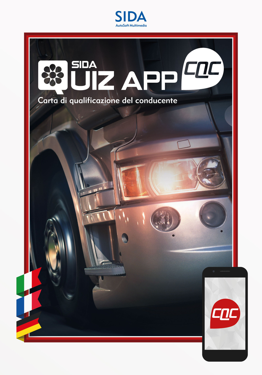 SIDA quiz app CQC. Carta di qualificazione del conducente