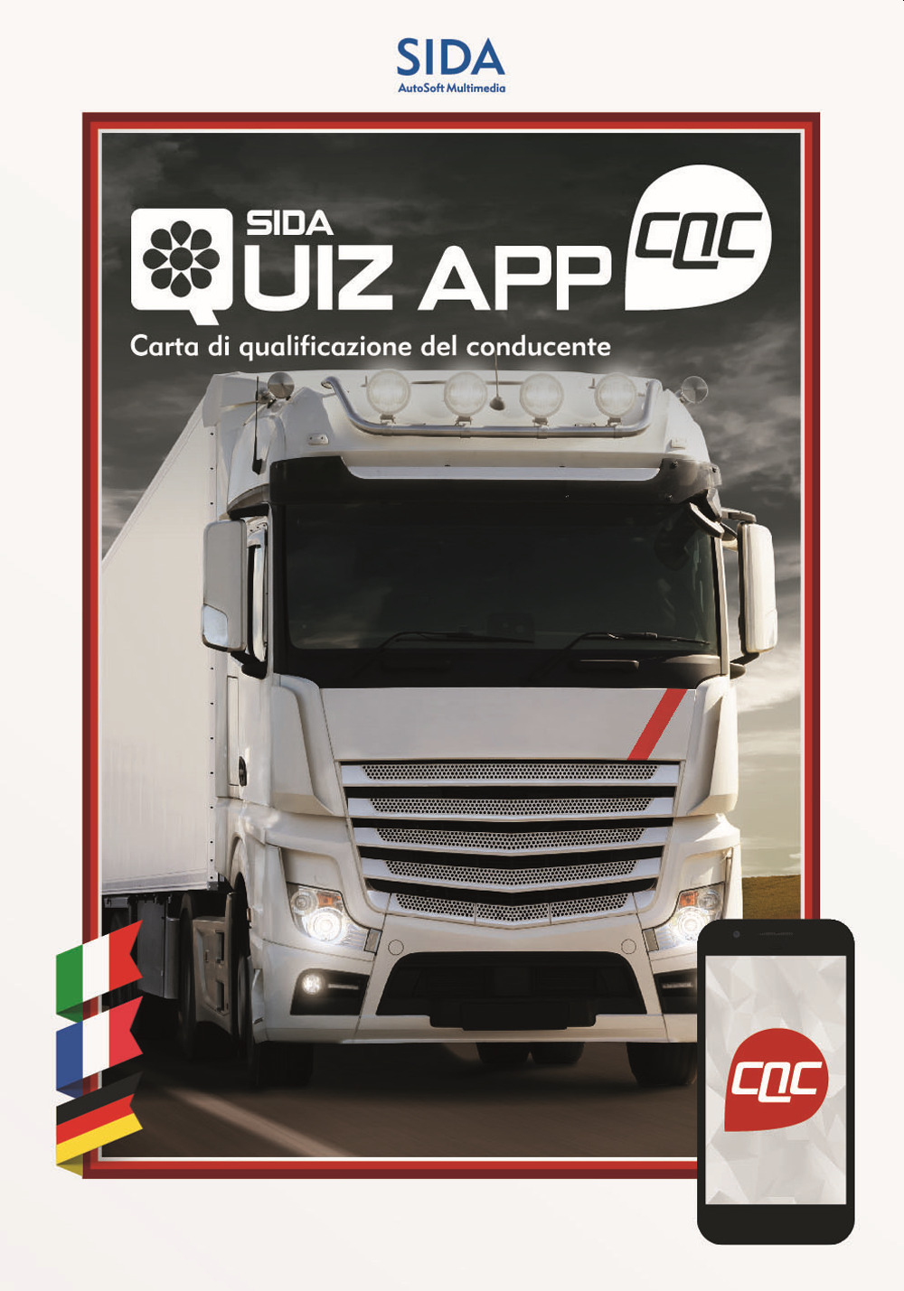 SIDA quiz app CQC. Carta di qualificazione del conducente