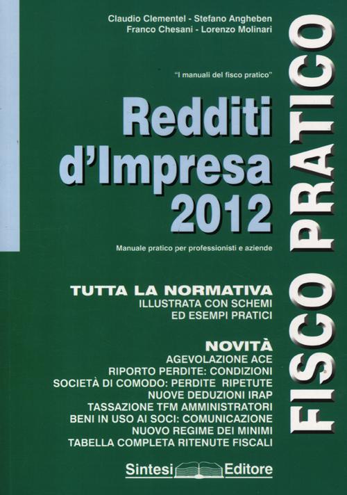 Redditi d'impresa 2012