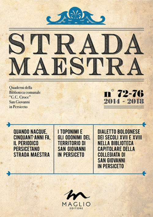 Strada Maestra. Vol. 72-76