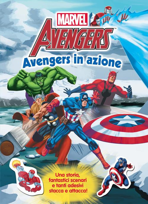 The Avengers in azione. Con adesivi