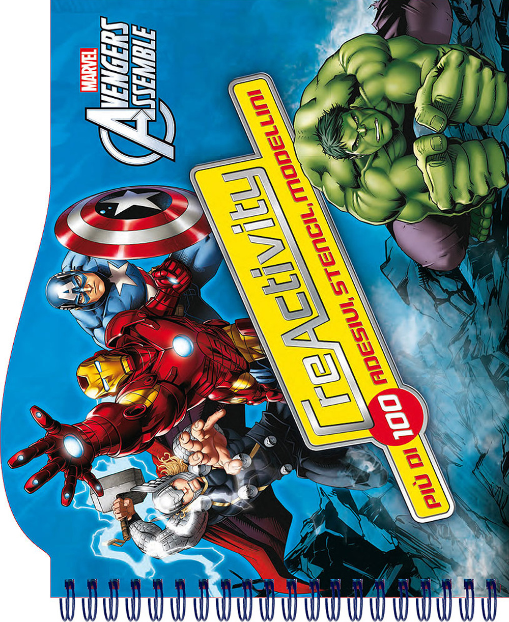 Avengers assemble. Creactivity. Più di 100 adesivi, stencil, modellini