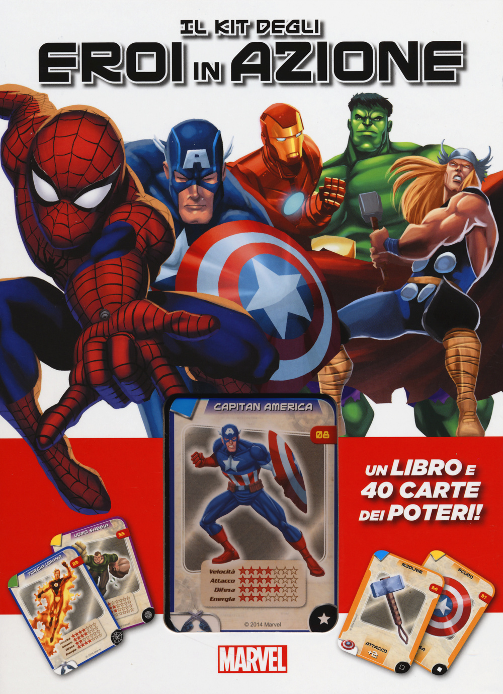 Il kit degli eroi in azione. Con carte