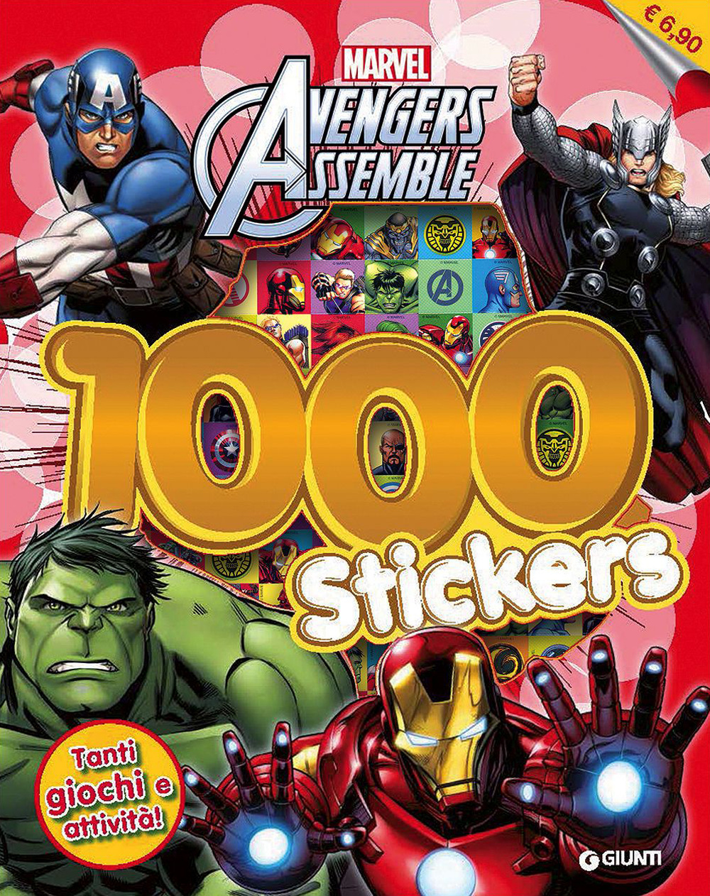Avengers assemble. 1000 stickers. Con adesivi