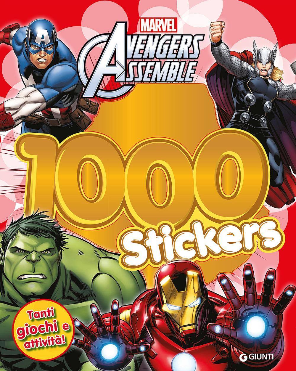 Avengers assemble. 1000 stickers. Con adesivi