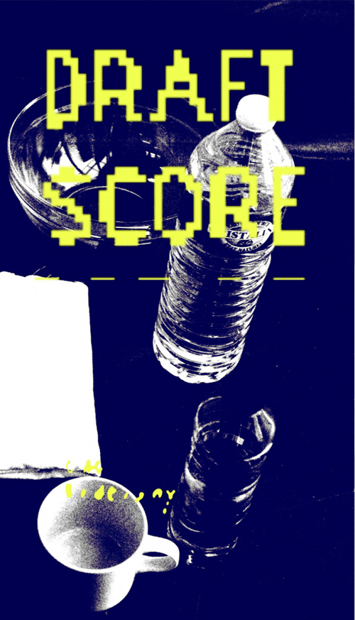 Draft score for an exhibition