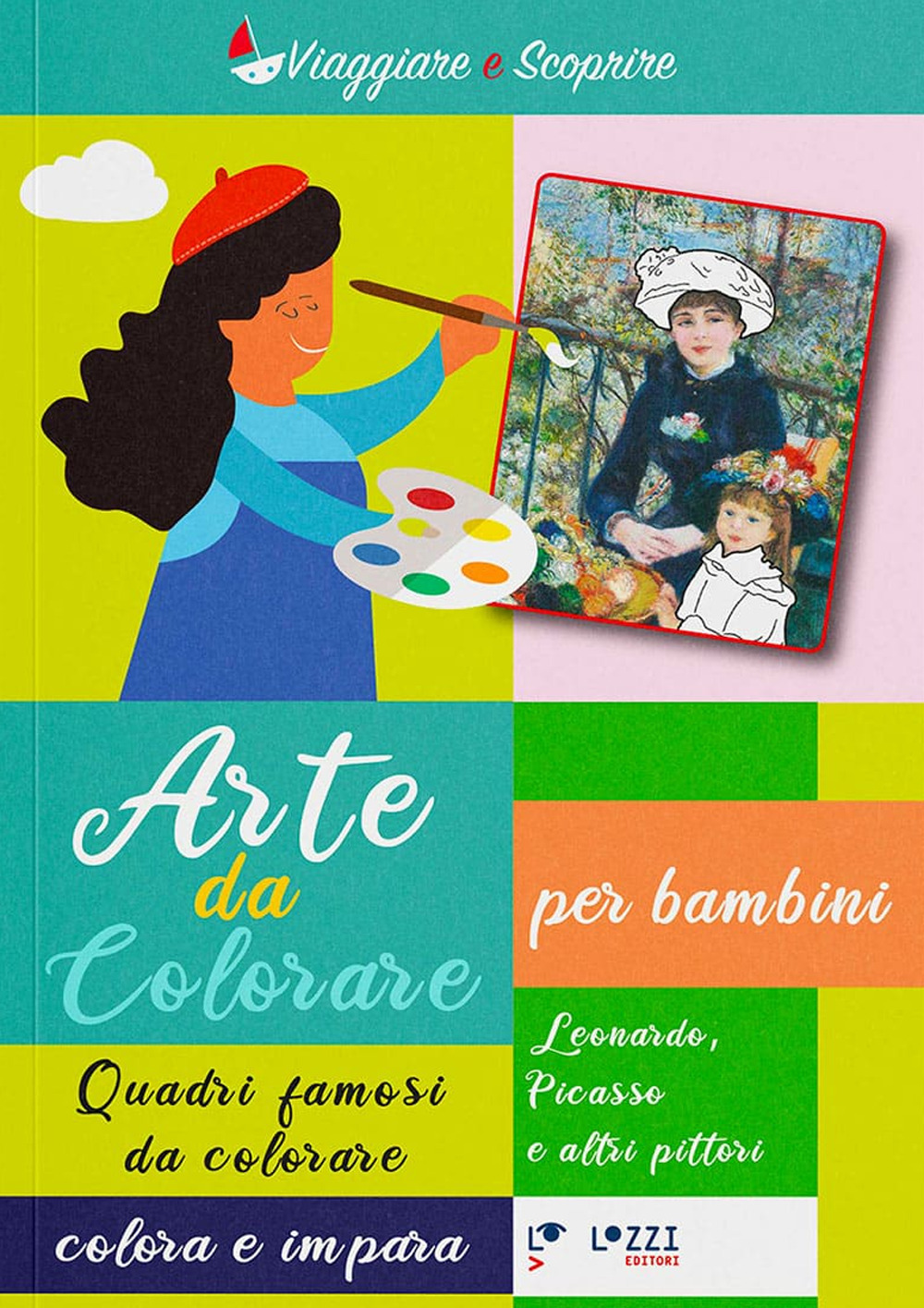 Arte da colorare. Quadri famosi da colore. Colora e impara. Vol. 2: Leonardo, Picasso, Renoir, Matisse