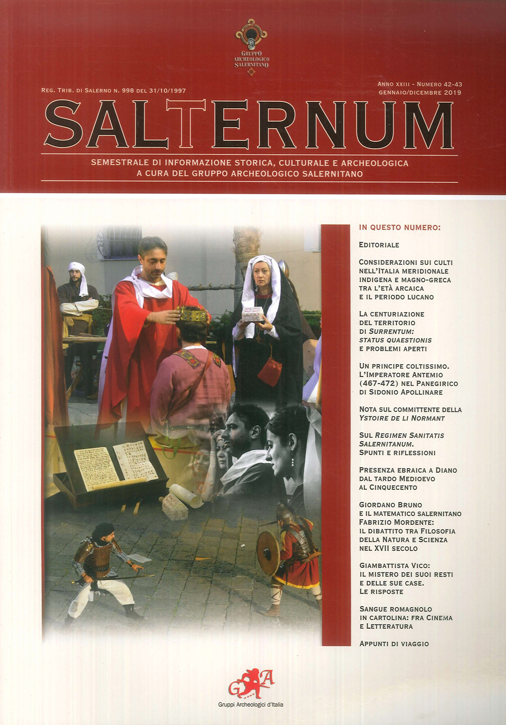 Salternum. Semestrale di informazione storica, culturale e archeologica. Vol. 42-43
