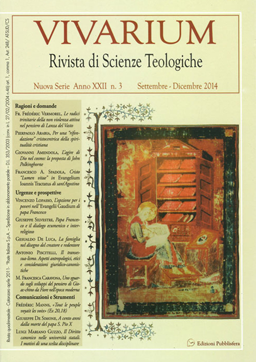 Vivarium. Rivista di scienze teologiche. Vol. 3