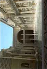 Roma terme di Caracalla. Stato attuale e ricostruzione