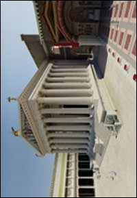 Roma Foro di Augusto. Stato attuale e ricostruzione