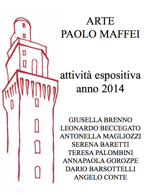 Arte Paolo Maffei. Attività espositiva anno 2014