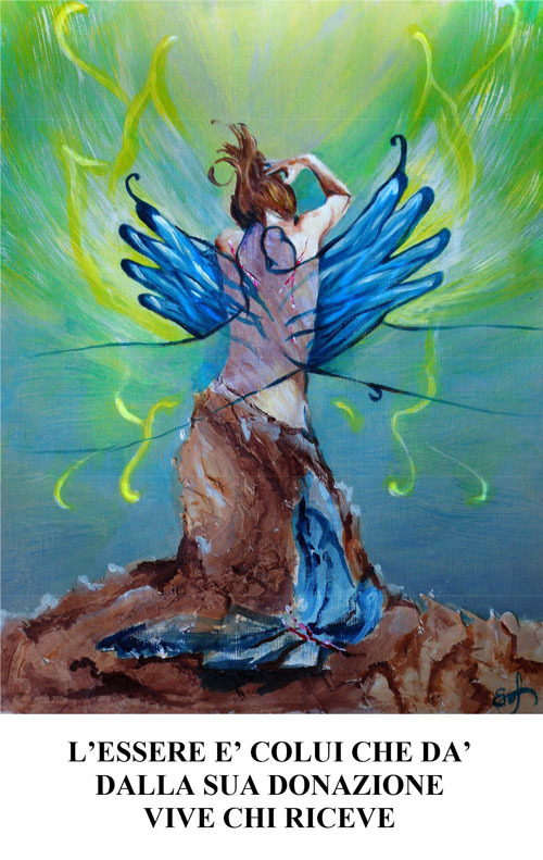 L'essere è colui che dà. Dalla sua donazione vive chi riceve