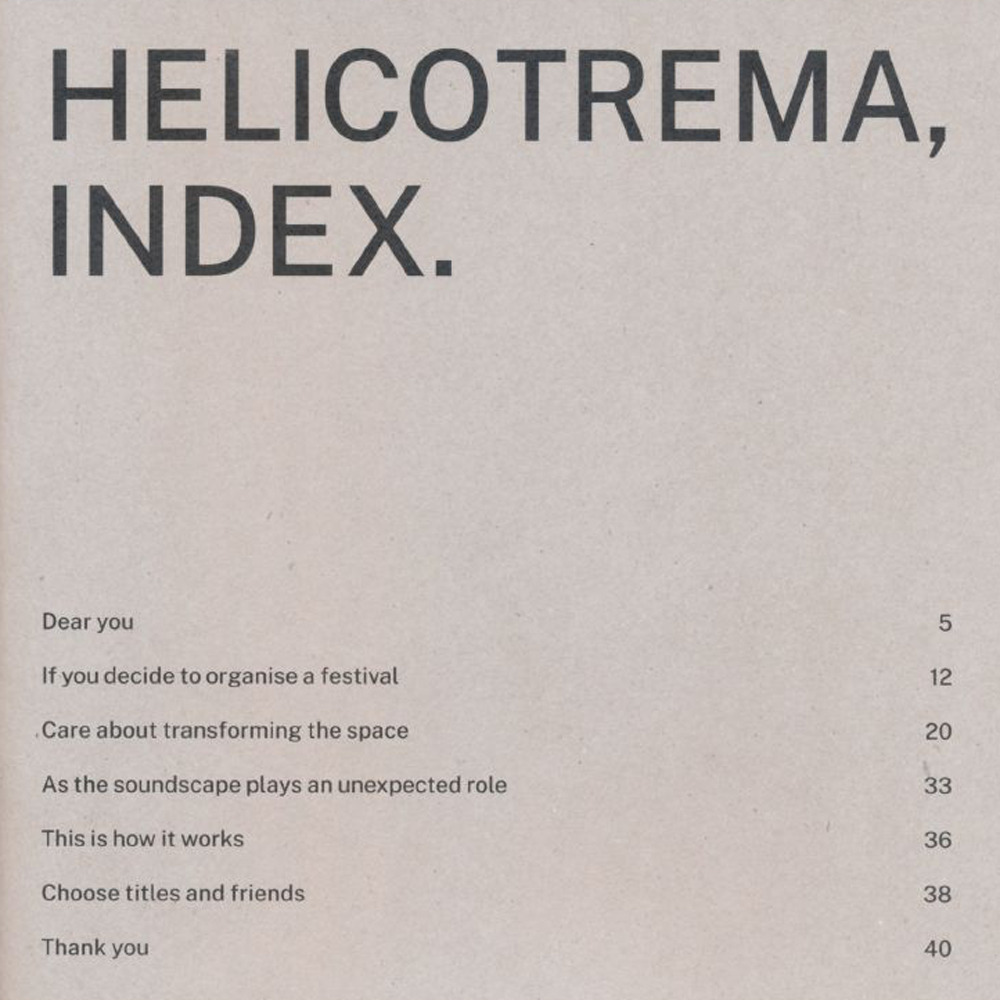 Helicotrema, index