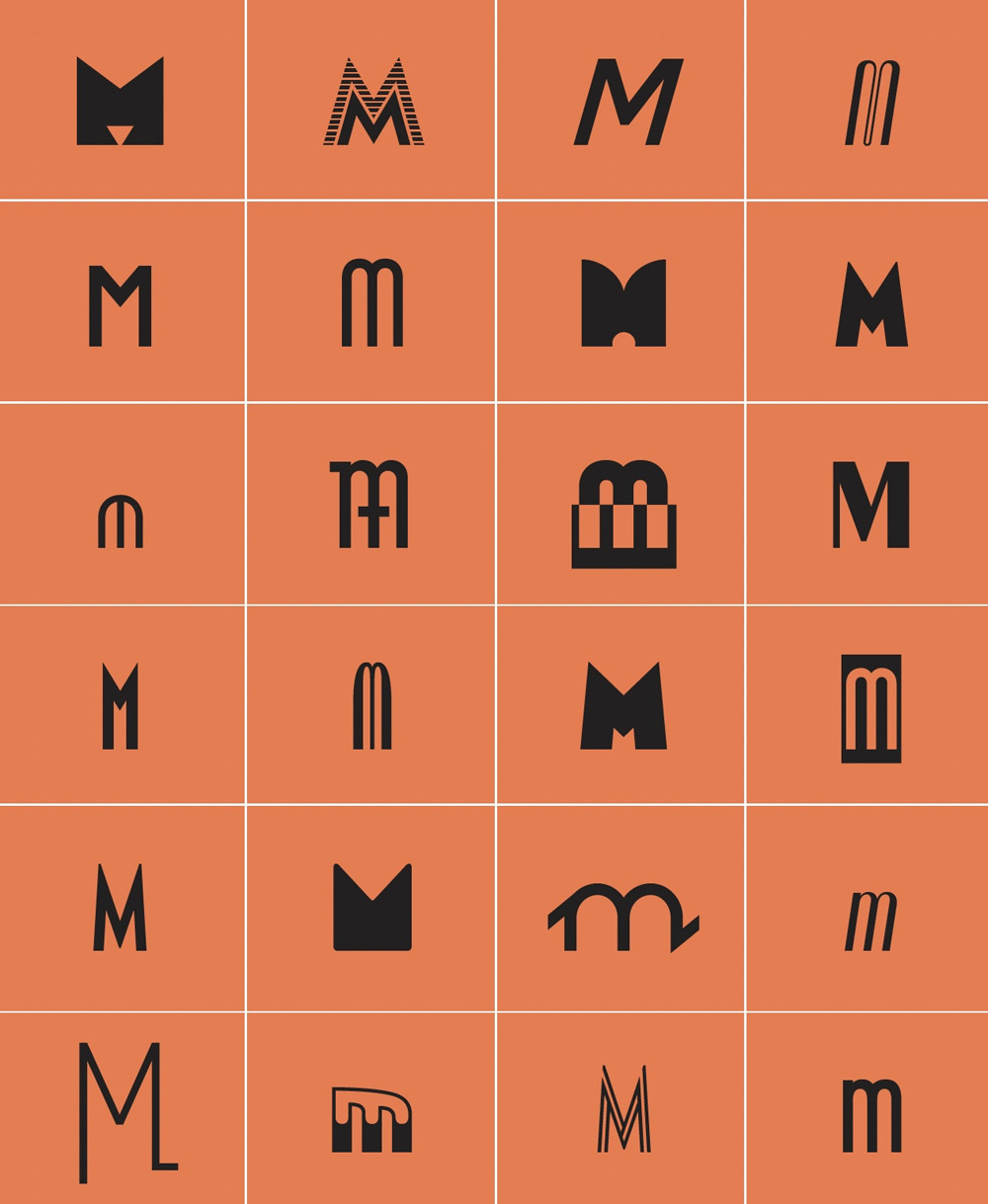 Alfabeti modernisti. Type specimens