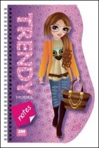 Trendy model notes. Cleo