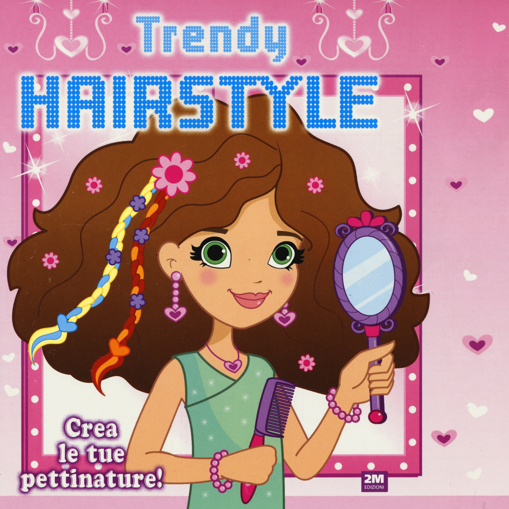 Trendy hairstyle. Rosa