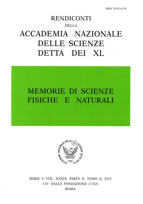 Memorie di scienze fisiche e naturali. Serie V. Rendiconti della Accademia Nazionale delle Scienze detta dei XL. Vol. 34/2