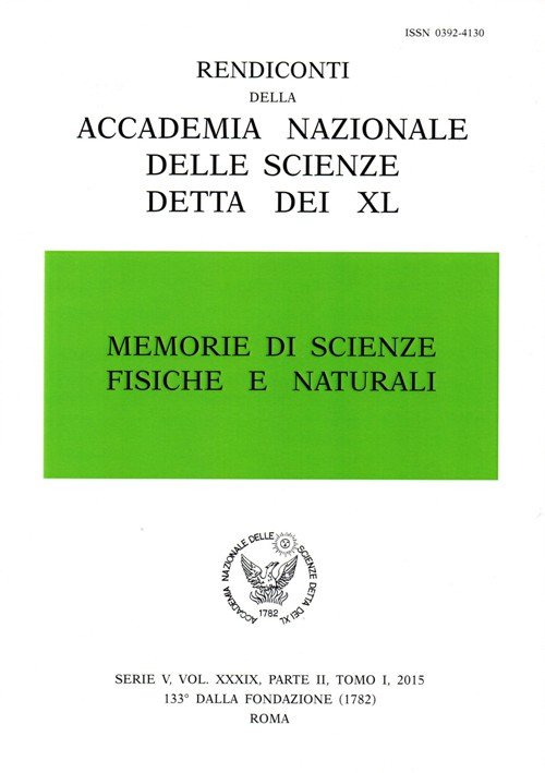 Memorie di scienze fisiche e naturali. Serie V. Rendiconti della Accademia Nazionale delle Scienze detta dei XL. Vol. 34/2