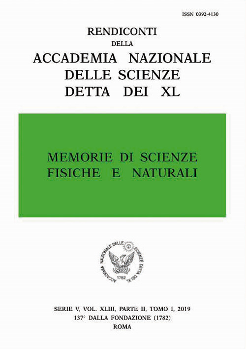Memorie di scienze fisiche e naturali. Serie V. Rendiconti della Accademia Nazionale delle Scienze detta dei XL. Vol. 43/1