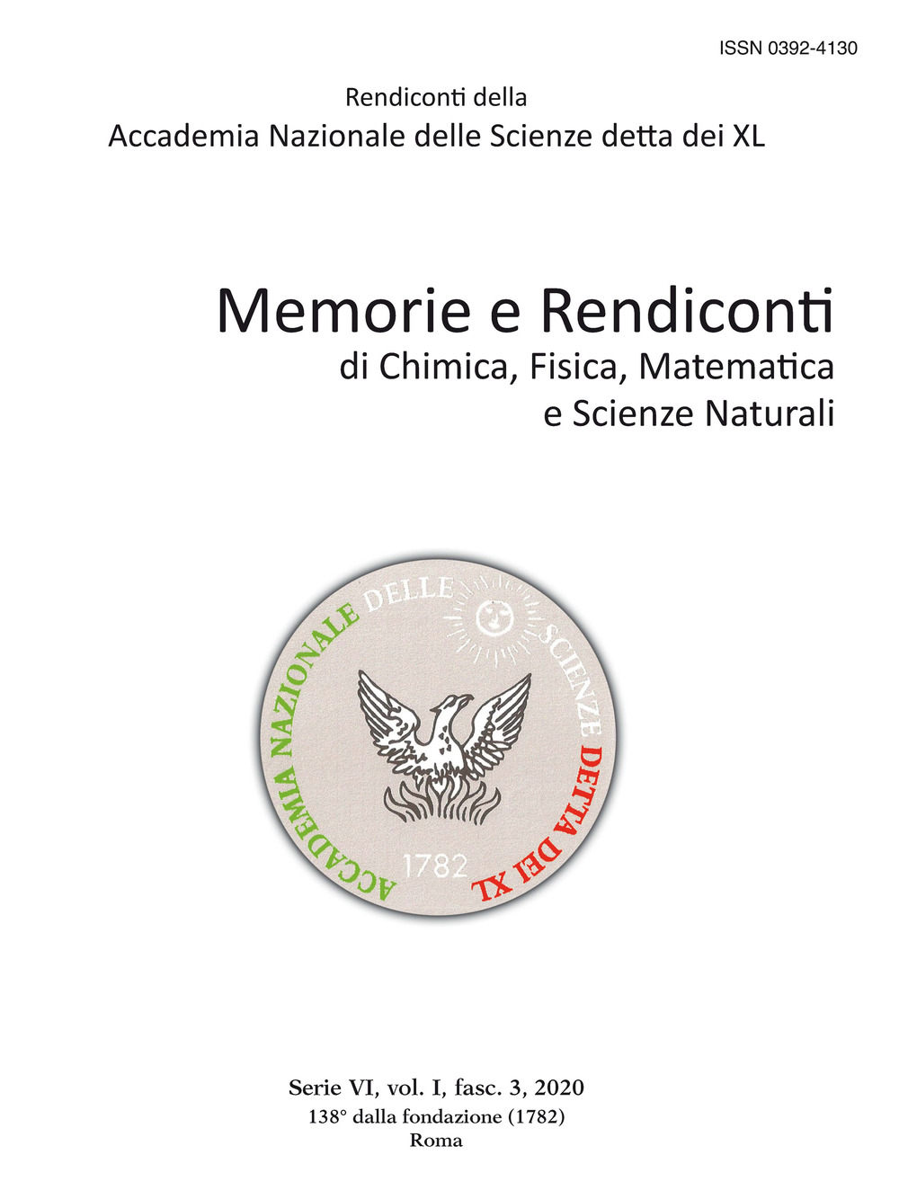 Memorie e rendiconti di chimica, fisica, matematica e scienze naturali