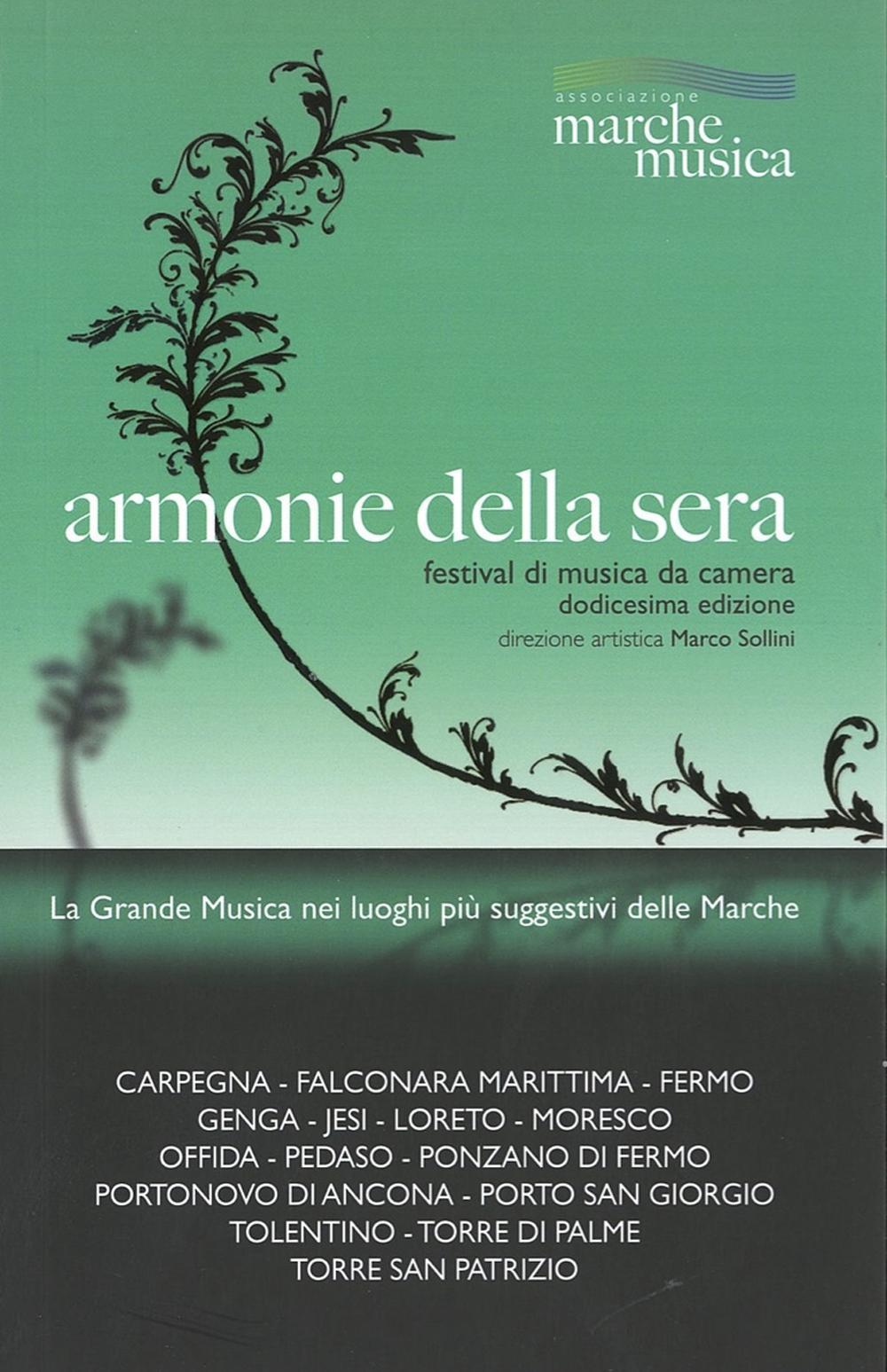 Armonie della sera 2016. Festival della musica da camera (XII edizione)