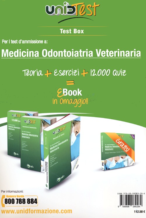 Test Box medicina odontoiatria veterinaria. Teoria-Esercizi-12.000 quiz