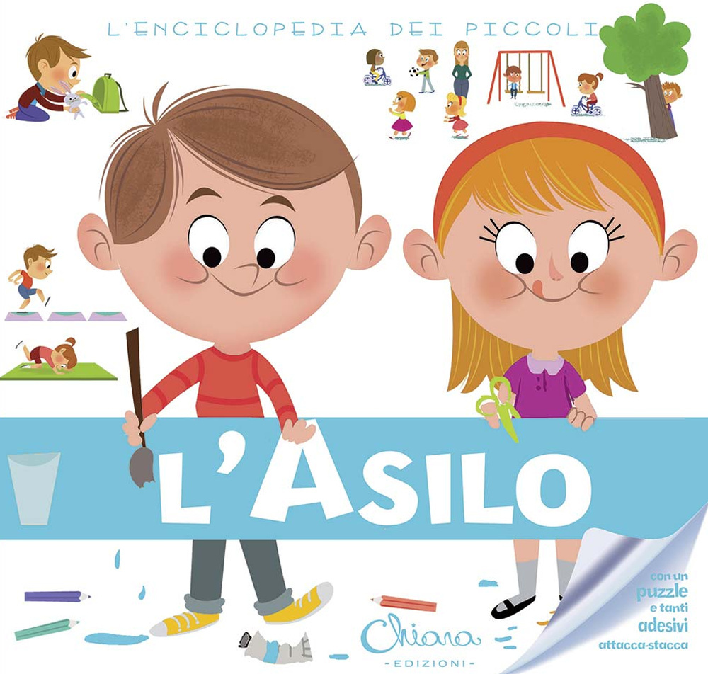 L'asilo. L'enciclopedia dei piccoli. Con adesivi