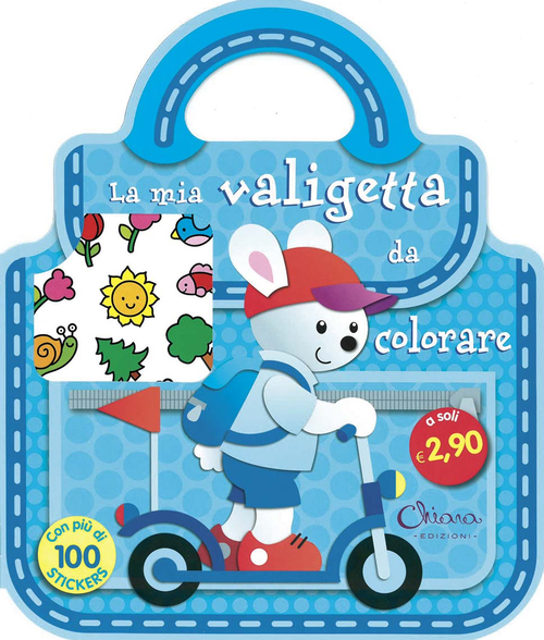 La mia valigetta da colorare. Con adesivi