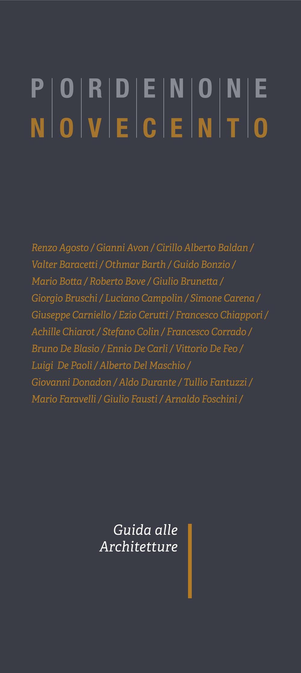Pordenone Novecento. Guida alle architetture