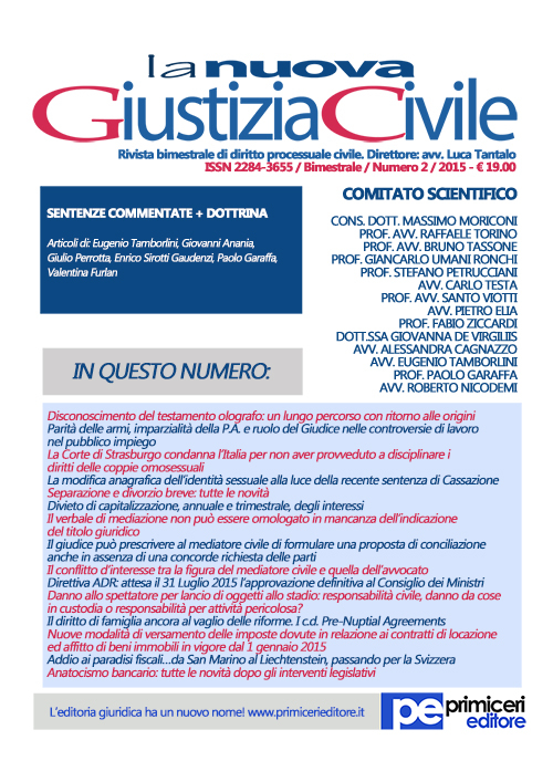 La nuova giustizia civile. Vol. 2