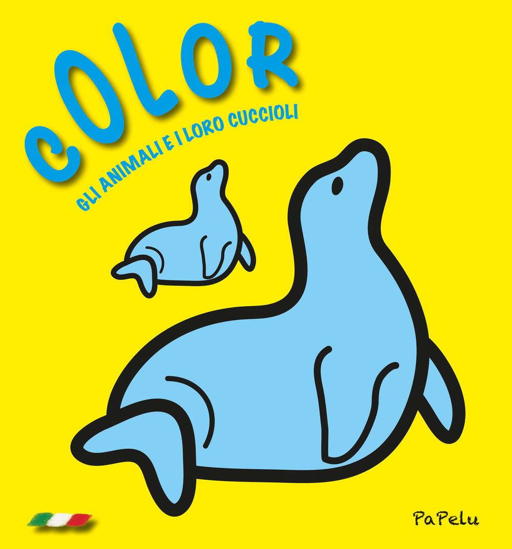 Color gli animali e i loro cuccioli