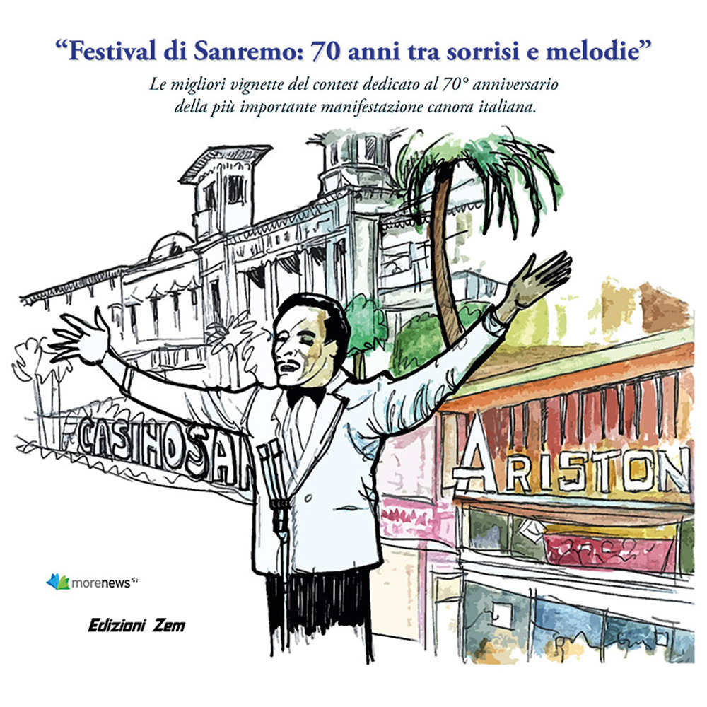 «Festival di Sanremo: 70 anni tra sorrisi e melodie». Le migliori vignette del contest dedicato al 70º anniversario della più importante manifestazione canora italiana