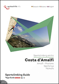 Sportclimbing on the Costa d'Amalfi. Amalfi, Positano, Sperlonga, Palinuro