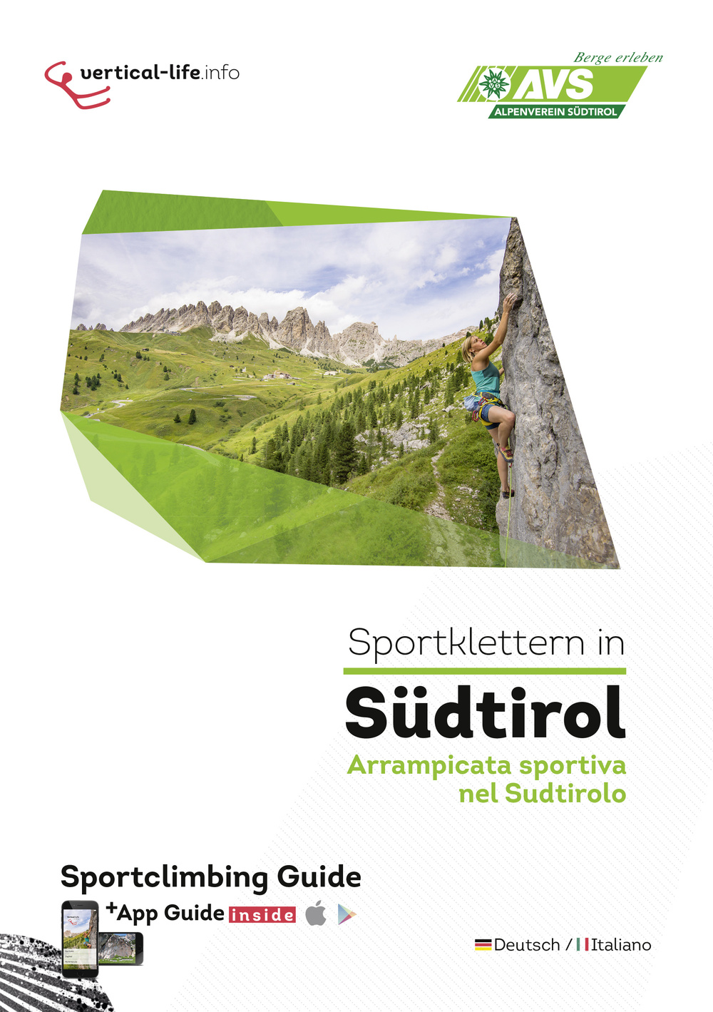 Sportklettern in Südtirol. Ediz. italiana e tedesca