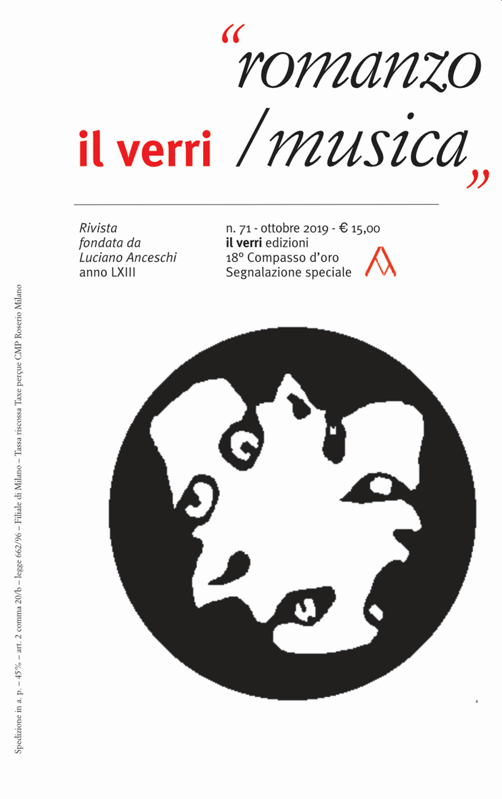 Il Verri. Vol. 71: Romanzo/Musica