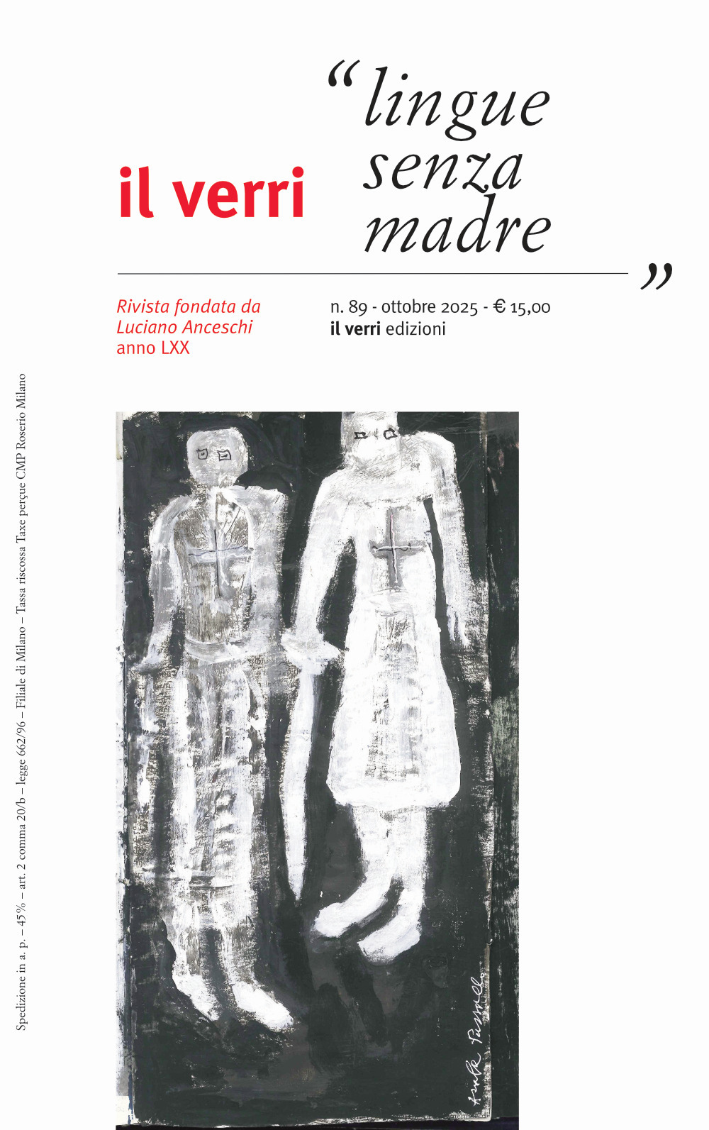 Il Verri. Vol. 89: Lingue senza madre