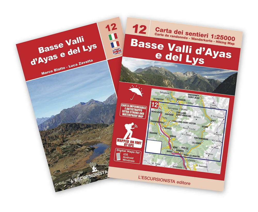 Basse Valli d'Ayas e del Lys. Ediz. italiana, inglese e francese