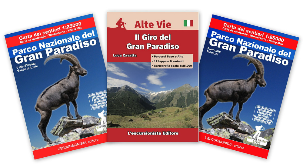 Parco del Gran Paradiso italiano. Con 2 cartine 1:25.000