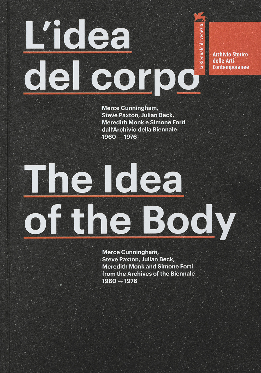 L'idea del corpo. Merce Cunningham, Steve Paxton, Julian Beck, Meredith Monk e Simone Forti dall'Archivio della Biennale 1960-1676