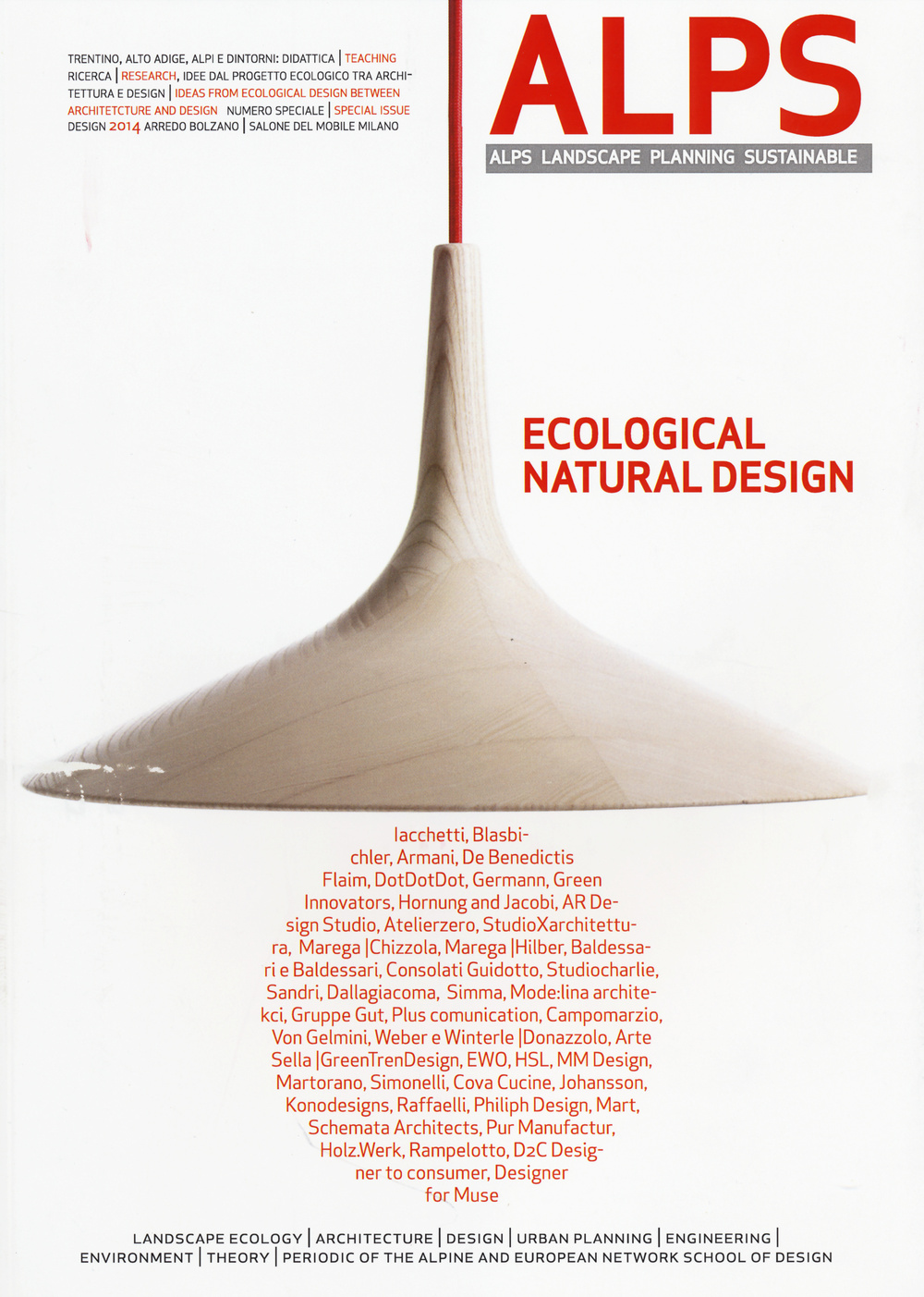 ALPS Landscape planning sustainable. Ediz. italiana e inglese. Vol. 6/1: Ecological natural design