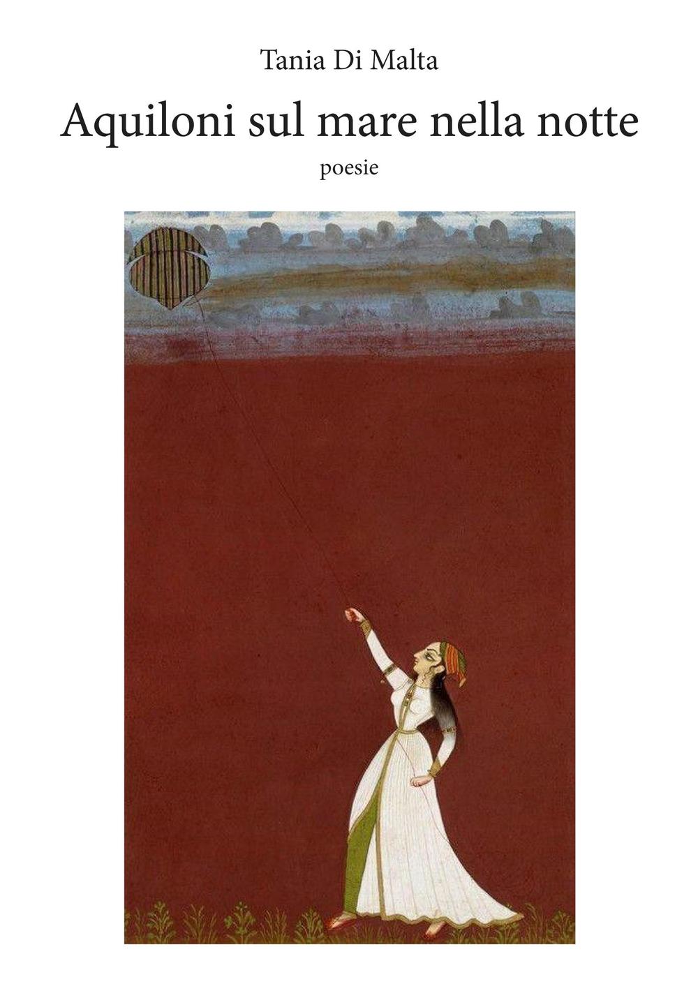 Aquiloni sul mare nella notte