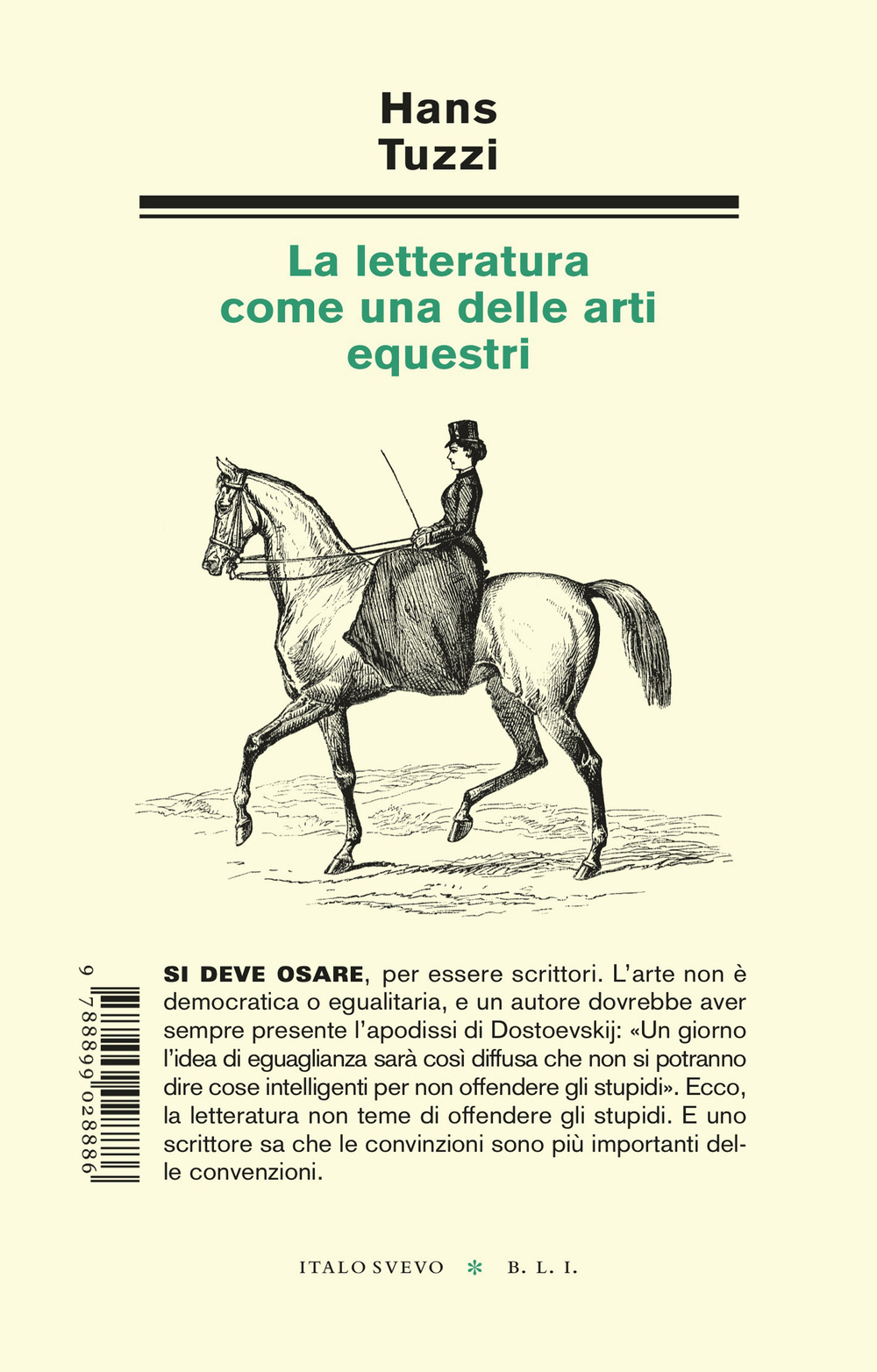 La letteratura come una delle arti equestri