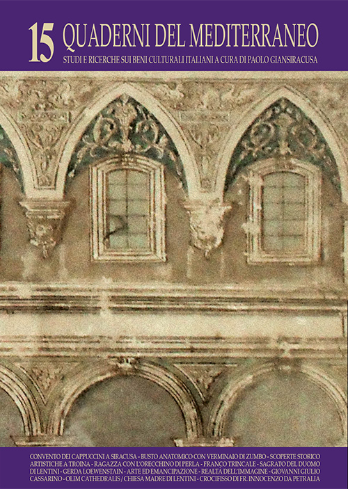 Quaderni del Mediterraneo. Studi e ricerche sui beni culturali italiani. Vol. 15